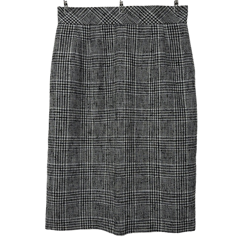 Talbots Tweed Wool Pencil Skirt Womens Size 10